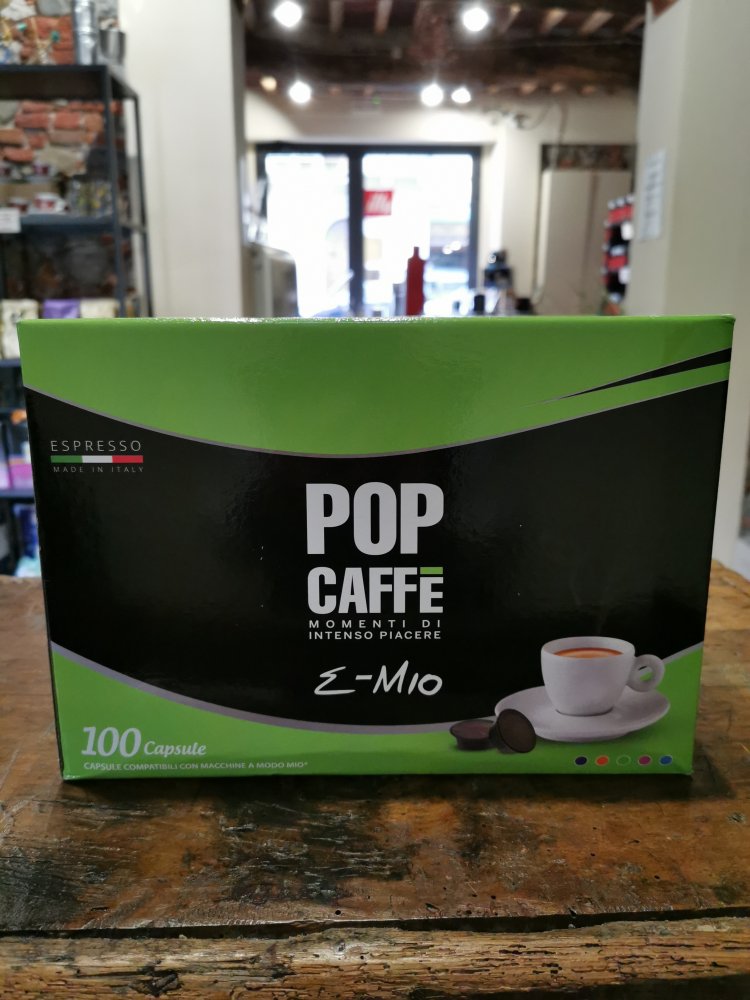 Scatola 100 capsule compatibili lavazza a modo mio - Pop Caffè Lucca -  Townforyou - Fai acquisti e prenota eventi vicino a te