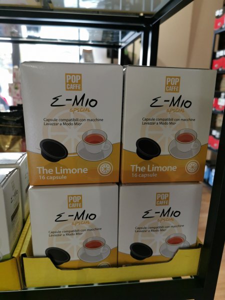 Astuccio da 16 capsule the al limone