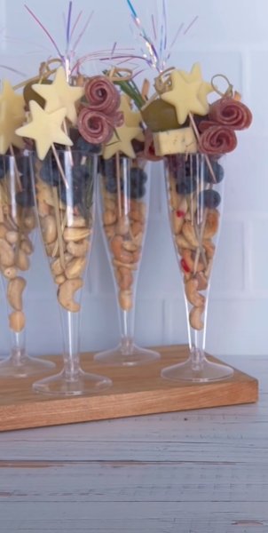 bicchieri di formaggi