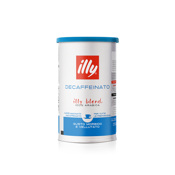 Macinato Illy per moka o macchina decaffeinato