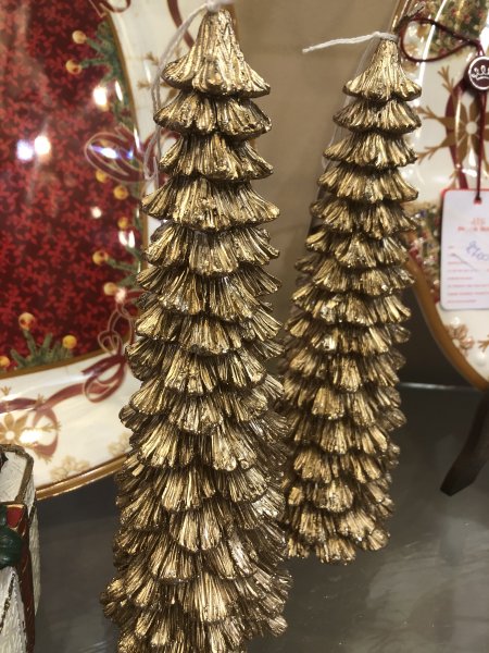 Candele forma albero di natale