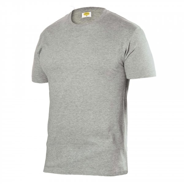 T-shirt basic girocollo grigia