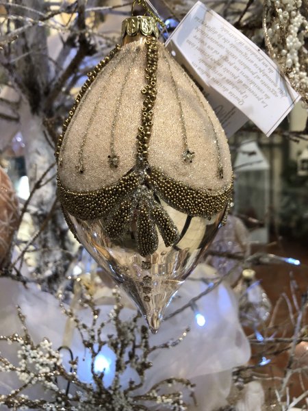 Palla oro con brillanti