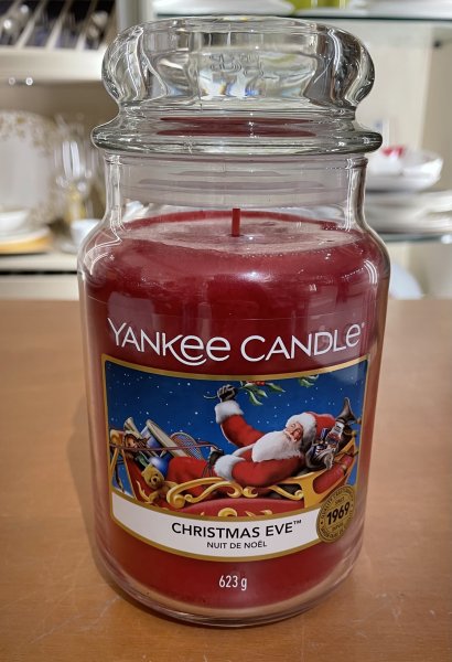 Candela grande Natale Yankee Candle