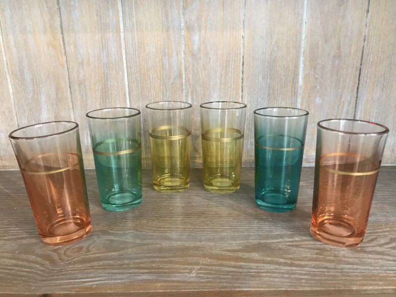 Bicchieri colorati
