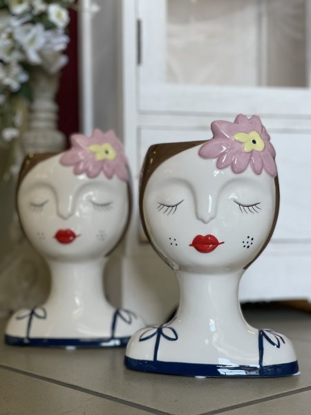 Vaso testa lady