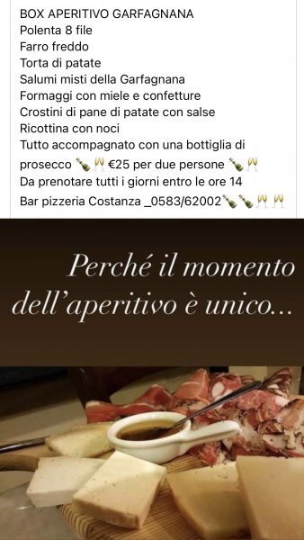 Box aperitivo. Garfagnana