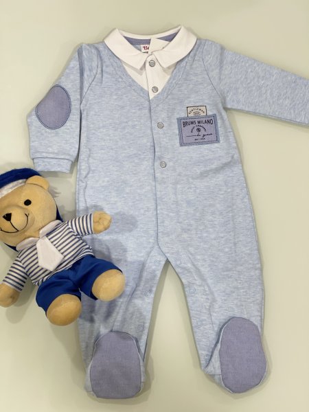 Tutina interlock aperta davanti