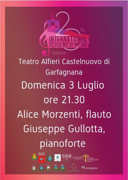 Alice Morzenti, flauto - Giuseppe Gullotta, pianoforte 
