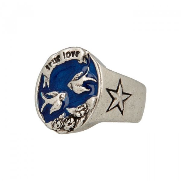 Anello True Love con Smalto Blu € 48,00