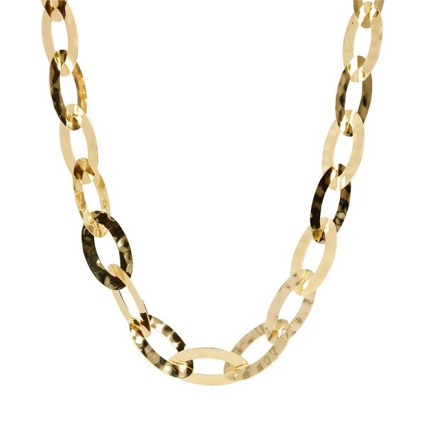 Collana in bronzo a Catena Placcata In Oro 18KT