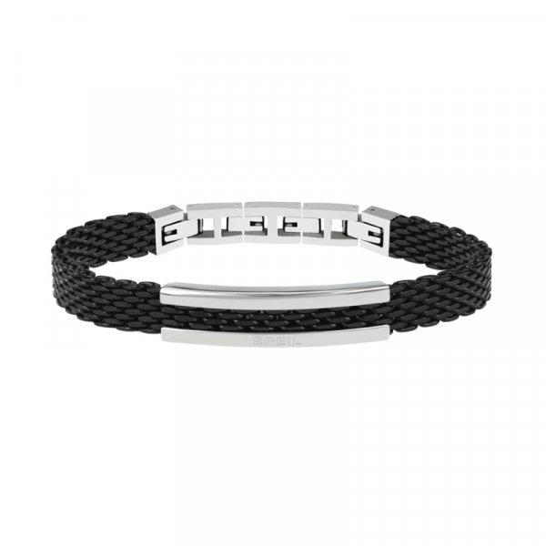 BREIL SNAP BRACCIALE IN MAGLIA MILANESE IN IP BLACK CON ELEMENTO IN ACCIAIO € 49,90
