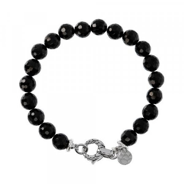 Bracciale Sfere con Spinello Nero e Argento € 89,00