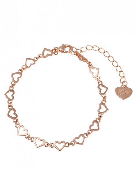 Braccialetto Osa Jewels cuori traforati € 49,00