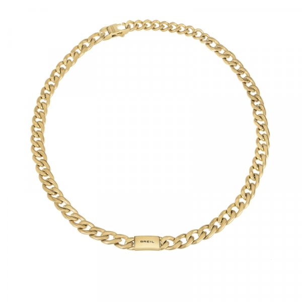 Collana BREIL LOGOMANIA acciaio Ipgold € 59,90