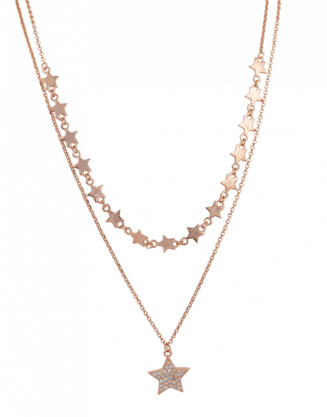 Collana Osa Jewels a due fili con stelle € 79,00