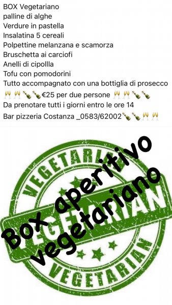 Box vegetariano