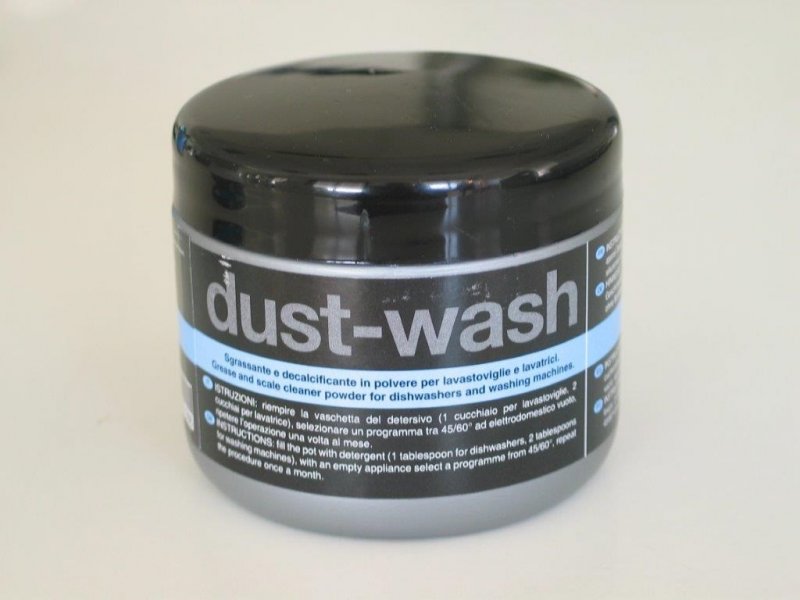 pulizia di lavatrice e lavastoviglie dust-wash