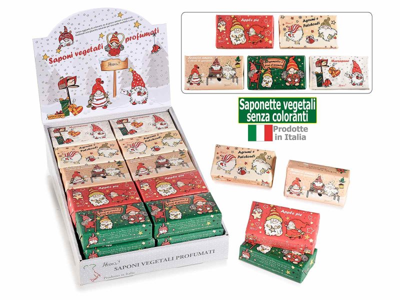 Saponette vegetali profumate