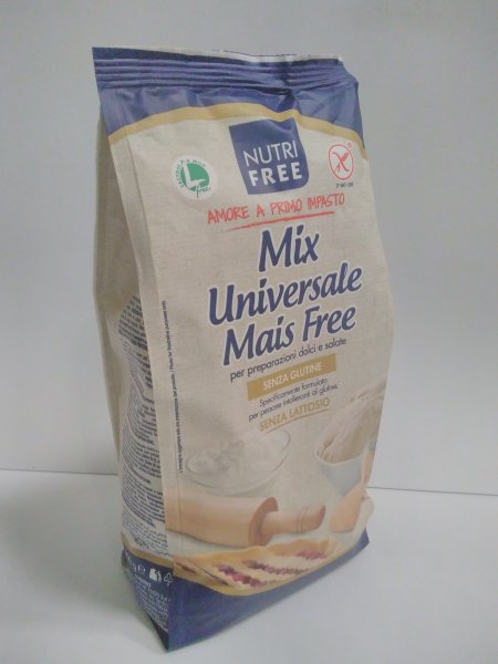Mix Universale Mais Free - Per preparazioni dolci e salate. Senza Glutine e Lattosio