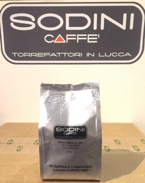 Confezione di capsule compatibili A MODO MIO - 10 pezzi