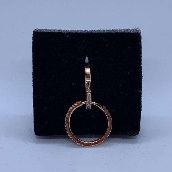 ORECCHINI ARGENTO ROSE'