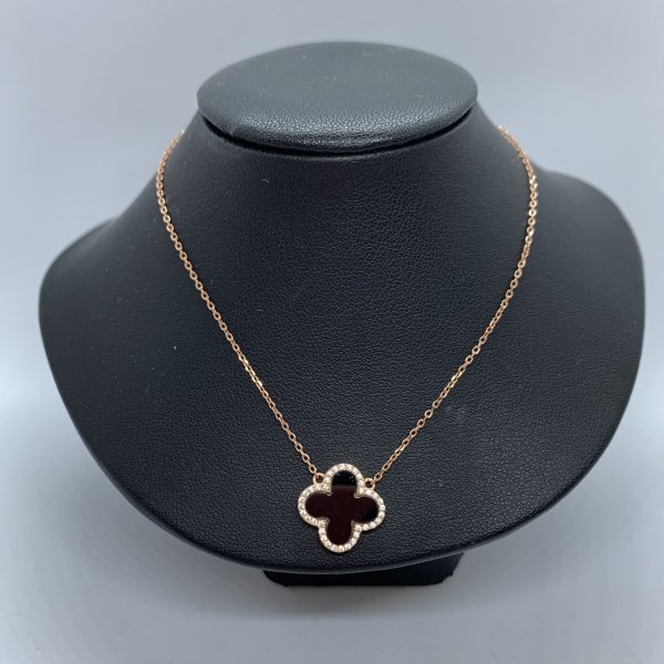 COLLANA CON QUADRIFOGLIO