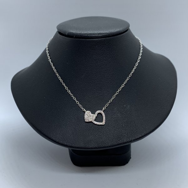 COLLANA CON DOPPIO CUORE