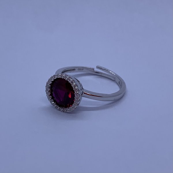 ANELLO CON PIETRA ROSSA