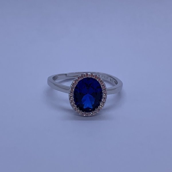 ANELLO CON PIETRA BLU