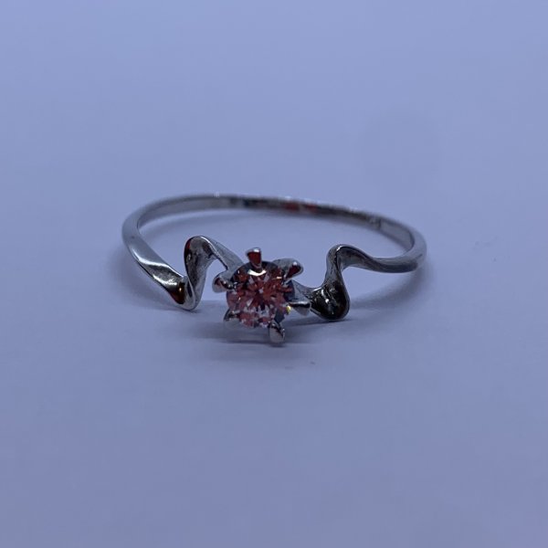 ANELLO SOLITARIO IN ARGENTO