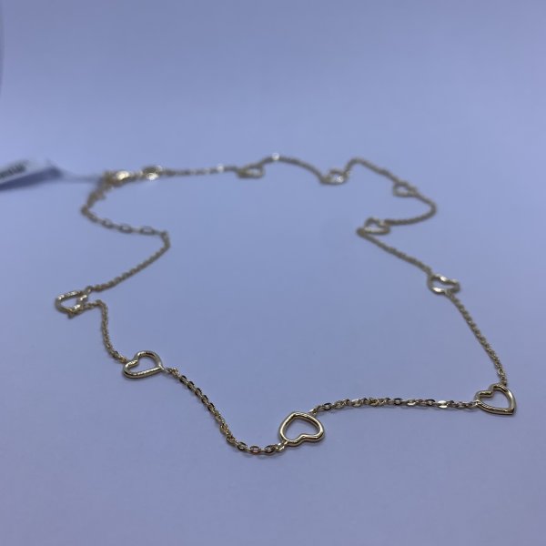 COLLANA IN ARGENTO DORATA