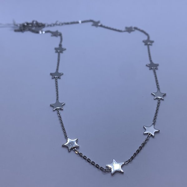 COLLANA IN ARGENTO CON STELLE