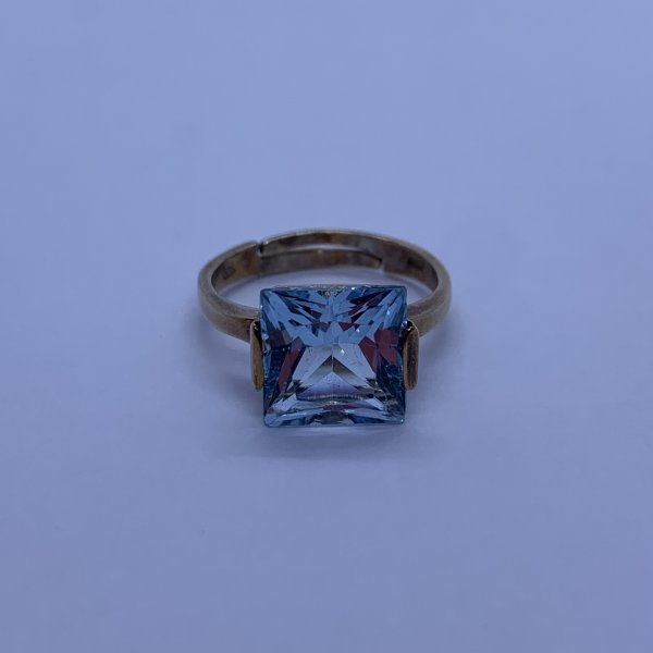 ANELLO CON PIETRA AZZURRA