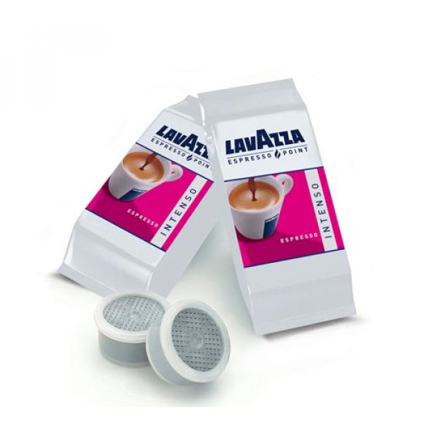 100 CAPSULE CAFFE' INTENSO LAVAZZA ESPRESSO POINT 