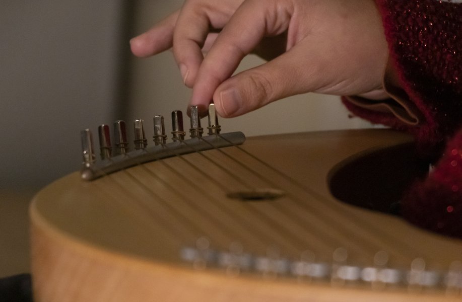 Una seduta di terapia individuale di Musicoterapia