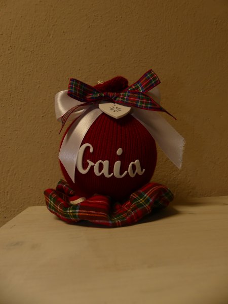 PALLINA DI NATALE PERSONALIZZATA