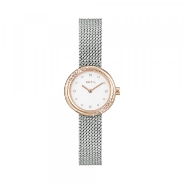 WISH LADY ACCIAIO E CASSA ROSE' CON CRISTALLI Prezzo € 149,90