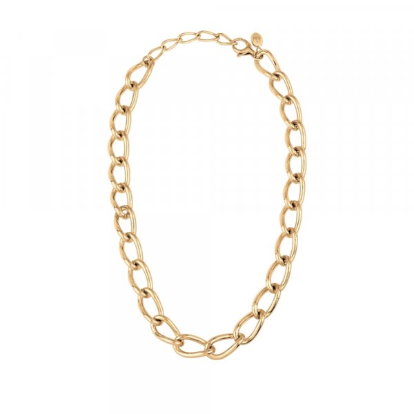 COLLANA A CATENA IN ACCIAIO DISPONIBILE IN TRE VERSIONI DI COLORAZIONE