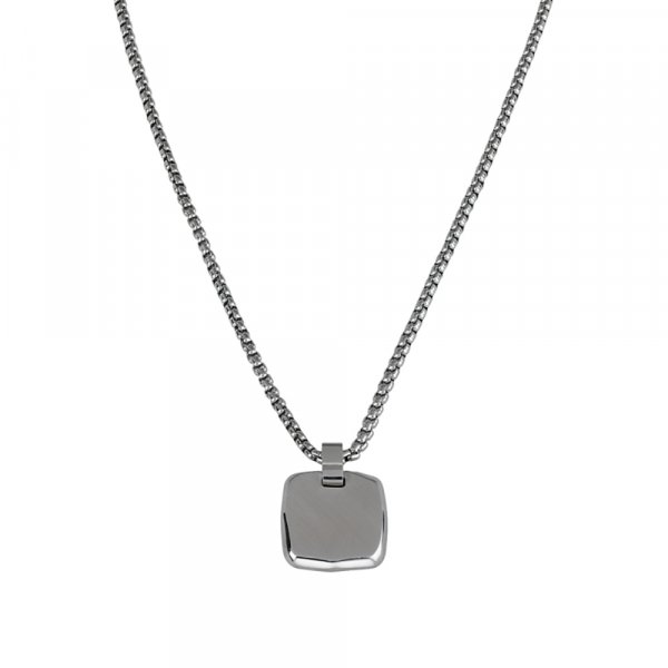 COLLANA ACCIAIO UOMO BRUNITA IP GUN SEAL