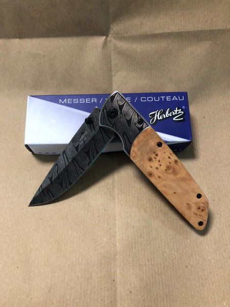 Coltello Simil damascato