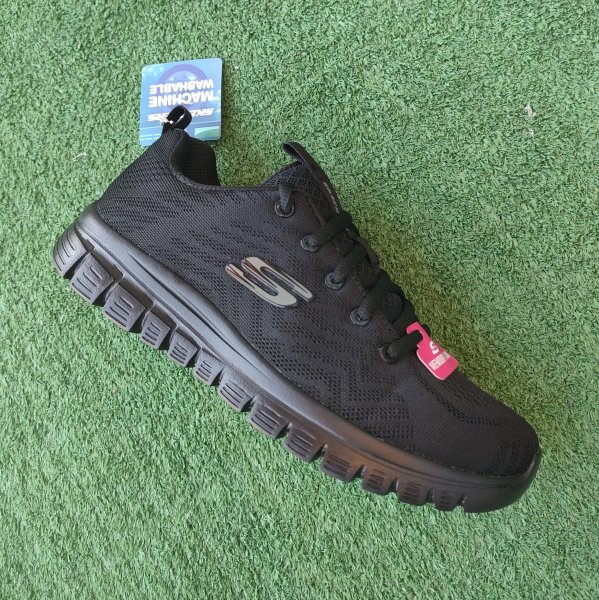 Skechers scarpa da tennis donna 12615/BBK - NUOVI ARRIVI!