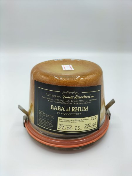 Babà al rhum in vasocottura - Confezione da 180 gr