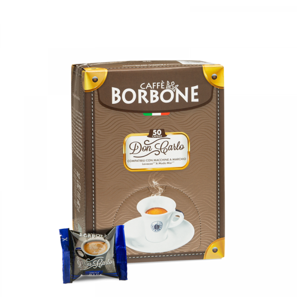 100 CAPSULE CAFFE' LAVAZZA A MODO MIO BORBONE BLU