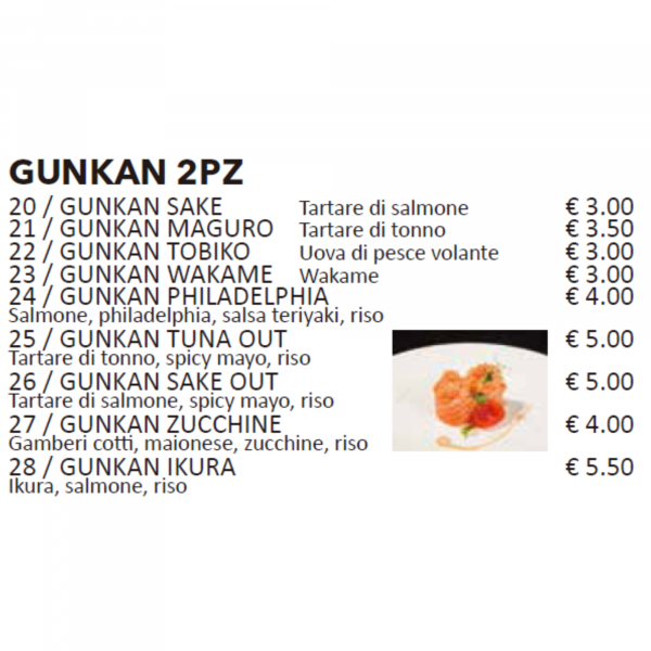 Gunkan 2pz.