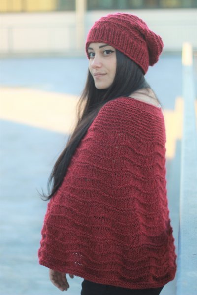Poncho e berretto