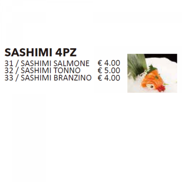 Sashimi 4pz.