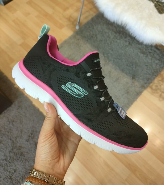 Skechers scarpa da tennis donna 149523/Bkhp - NUOVI ARRIVI!