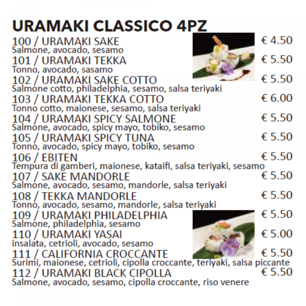 Uramaki Classico 4pz